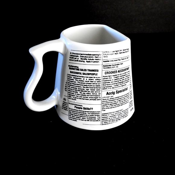 Funny Help Wanted Ceramic Mug For Accountants - Picture 4 of 10